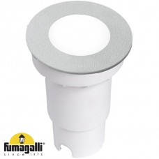 Φωτιστικό Χωνευτό Δαπέδου με ντουί G9 και LED 1.7W 170lm 230V IP67 Γκρι Fumagalli Aldo